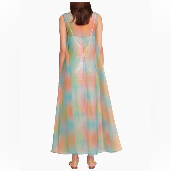 STAUD Samantha Sequin Multi Aura Maxi Dress - Picture 3 of 10